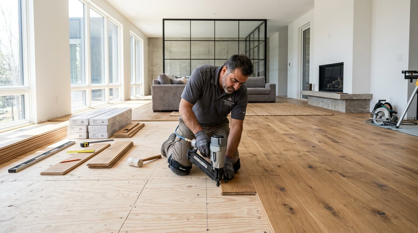 Hardwood Floor Installation
