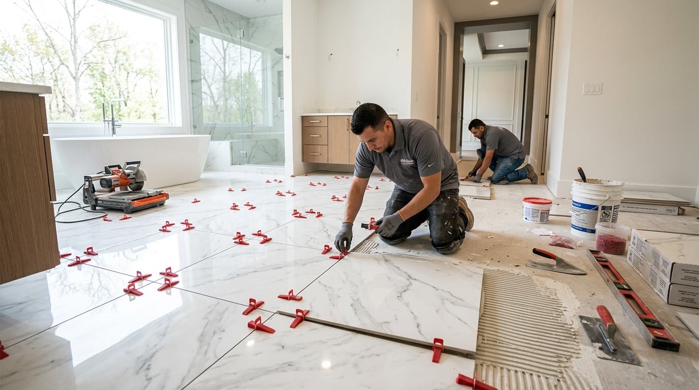 Tile Floor Installation