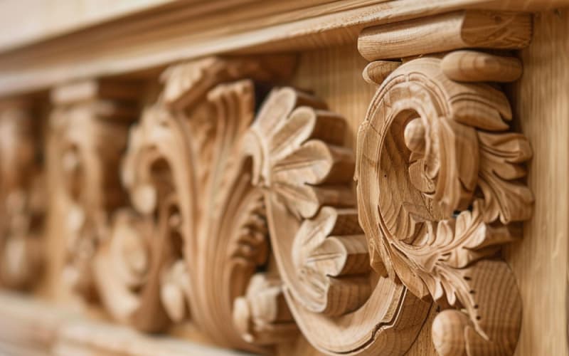 Wood Staircase & Railing